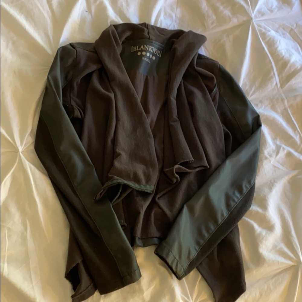 Blank NYC Drape Front Jacket - Picture 2 of 7